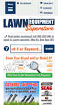 Mobile Screenshot of lawnequipmentsuperstore.com